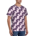 thumbnail image 5 of Rocae Leopard Print for Men's Moisture-Wicking Crew Tee - T-Shirt for Sports, Outdoor Activities, and Casual Wear3X-Large, 5 of 9