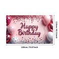 thumbnail image 2 of Decorative Design Happy Birthday Banner Glitter Letters Balloon Decoration for Kids Party Celebration Photo Shoot, 2 of 7