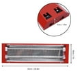 thumbnail image 3 of 2PCS 2000W Spray Baking Booth Infrared Paint Curing Light Heating Lamp Heaters, 3 of 20