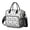 Black-124, variant on Galaxy and Cosmos Insulated Lunch Box – Leakproof Dual Compartment Cooler Tote with Space Patterns for Work, Picnic, or Travel