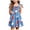 Blue, variant on 4th of July Outfit Toddler Little Girl Outfit Fourth of July Red White and Blue Dress American Flag Kids Girls Dresses Sky Blue,12-18 Months
