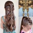 thumbnail image 4 of Vensio -1000Pcs Mini Elastic Rubber Bands Set with Topsy Tail Hair Tools, Premium Soft Hair Ties for Girls and Kids, Professional Rattail Comb Set for Hair Styling, 4 of 5
