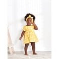 thumbnail image 2 of Gerber Baby & Toddler Girls Dress, Diaper Cover & Headband Outfit Set, 3-Piece (Newborn - 5T), 2 of 11