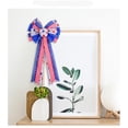 thumbnail image 3 of Patriotic Bow For Independence Day Celebrations And National Holiday Party With Ribbon Streamers, 3 of 6