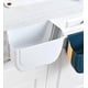 thumbnail image 3 of Mini bote de basura plegable para colgar en la puerta del armario de cocina, color blanco, 3 of 4