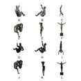 thumbnail image 2 of maskred Climbing Man Wall Decor With Unique Style Add Charm To Home Wide Application Exquisite Resin Artistic Workmanship Antique Black Type 2, 2 of 6