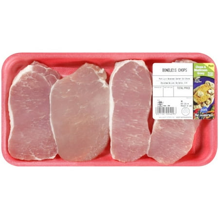 Fresh Meat Boneless Center Cut Pork Loin Chops