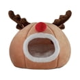 thumbnail image 1 of Autumn and Winter Pet Warm Three-Dimensional Sponge Christmas Reindeer Cat Hump, 1 of 6
