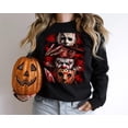 thumbnail image 2 of Vintage Horror Halloween Sweatshirt, Scary Movie Fan Merch, 2 of 4