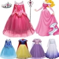 thumbnail image 2 of Disfraz de princesa para niñas, disfraz de Bella Durmiente, disfraz de carnaval, ropa de bebé, princesa Elsa, Anna, 2023 Fivean unisex, 2 of 2
