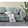thumbnail image 5 of Peacock Paradise Indoor/Outdoor Broadcloth Fabric Pillow in Blue 20x20, 5 of 9