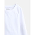 thumbnail image 3 of Wonder Nation Girls Kid Tough Tee with Long Sleeves, 3 Pack, Sizes 4-18 & Plus, 3 of 3