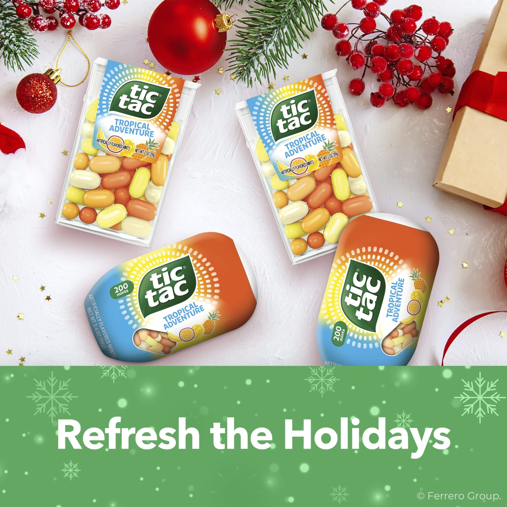 tic-tacさん専用です✨ Tic Tac - Brandclub - Tic Tac Tropical Adventure Mints, 3.4 oz Pack