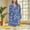 A01_Dark Blue, variant on Womens Fun Patterns Spa Robe Lace-Up Adjustable Ultra Soft Textured Shawl Robe Relaxed Fit Long Sleeve Drawstring Adjustable Sleepwear Loungewear with Pockets