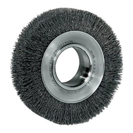 UPC: 0012382030704 | Weiler Crimped Wire Wheel Brush Arbor 6 In. 93122