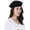 Black, variant on Wool Beret Hat Warm Winter French Style KR9538