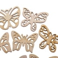 thumbnail image 6 of 50 Pieces Butterfly Wooden Discs Paintable Wooden Discs Decoration Wood Decoration Scatter Decoration Table Decoration DIY, 6 of 6