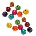 thumbnail image 2 of OULII 800Pcs Wooden Beads For Jewelry Making Kids Assorted Color Round Shape, 2 of 8