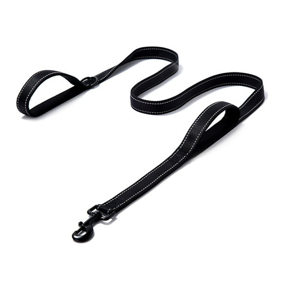 Laisse pour Chien Rembourrée à Double Poignée, Robuste, 5 Pi 6 Pi de Long, Réfléchissante, Laisse d'Entraînement pour Chiens Moyens à Grands (25 - 120 Lb)
