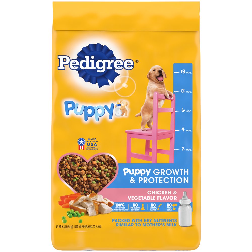 PEDIGREE Puppy Growth & Protection Dry Dog Food Chicken & Vegetable