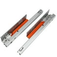 thumbnail image 2 of 1Pair Rebound Press Push To Open Under Mount Furniture Kitchen Bath Drawer Slide Rail Runner 25KG, 2 of 5