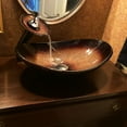 thumbnail image 3 of Novatto NSFC-0088031001ORB Rena Glass Vessel Bathroom Sink 4-Piece Set, Oil Rubbed Bronze, 3 of 7