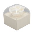 thumbnail image 2 of Suodoka Romantic Rose Ring Box Luxury Velvet Flower Case Cover for Marriage Proposal Wedding Ceremony and Fine Ornaments, 3.1 Inches / 8.0 cm, White, 2 of 7