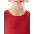 thumbnail image 5 of Athletic Works Boy’s Short Sleeve Athletic T-Shirt, 2-Pack, Sizes 4-18 & Husky, 5 of 15