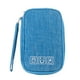 thumbnail image 1 of Yuarrent Estuche Cremallera Poliéster Multicompartimentos Bolsas de almacenamiento Capacidad Organizador de cables de viaje Transporte de Almacenamiento y organización del hogar Cielo azul Yuarrent HA075200-05, 1 of 6