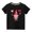 Black-A, variant on Penkiiy Toddler Kids Boys Girls Fashion Cute Round Neck Print Short Sleeve Top 3-4 Years Black