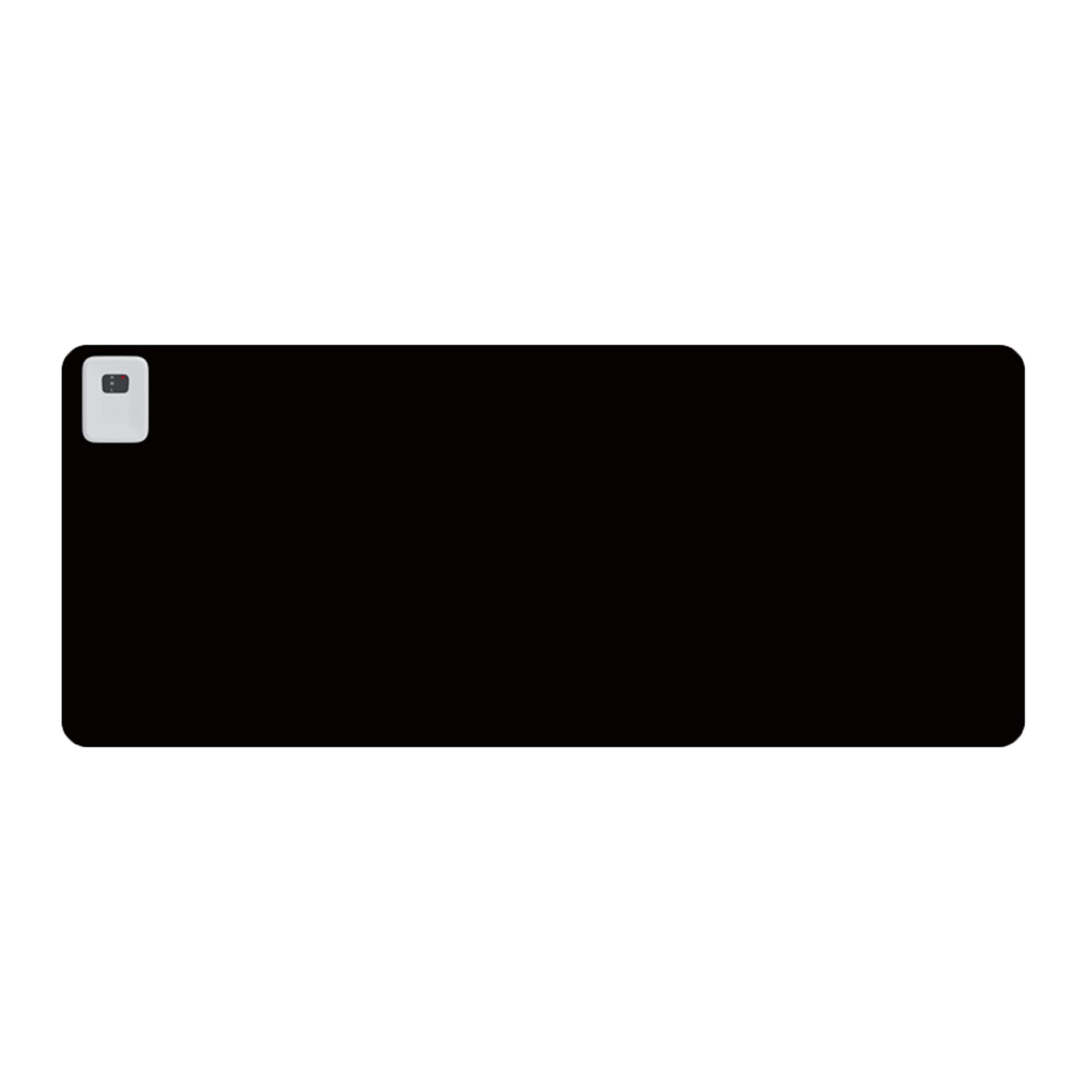 Kafsov Multifunctional Warm Desk Pad with 3-Speed Heating, Waterproof Mouse Pad Foot Warmer, Black/Gray/Pink, 24x14 Inch, Timer Off, Extended Edition Gaming Mat, Perfect Winter Essential Gift Black