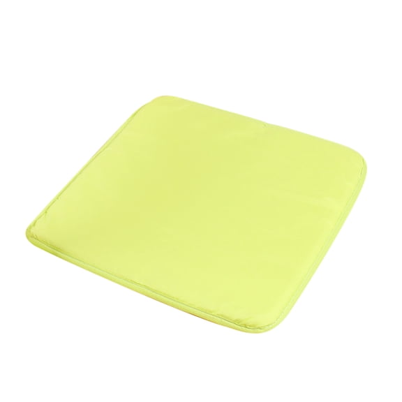 Btomtd 2pcs Sponge Seat Cushion for Household Chair Use, Dining Chair Cushions in Solid Color, Soft Seat Cushions and Chair Pads with Comfortable Support, Size 16"x16", Yellow