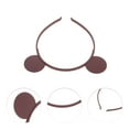 thumbnail image 3 of Unique Bargains 1 Pc Cute Frosted Bears Headbands for Women Purple, 3 of 6