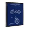 thumbnail image 3 of Stupell Industries Industrial Detailed Motorcycle Blueprint Black Floating Frame Canvas Art, 25 x 31, by Karl Hronek, 3 of 8