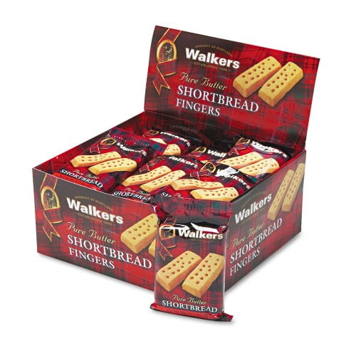 New Walkers Shortbread Cookies, 2/Pack, 24 Packs/Box,Each