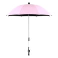 thumbnail image 1 of Sombrilla universal para cochecito con clip con protección UV, sombrilla para cochecito de bebé de 85 cm/33,5 pulgadas con clip para , ajustab Rosa, 1 of 6