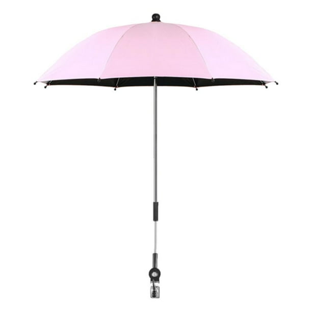 universal para bebé +, piezas y accesorios para cochecito, accesorios para cochecito con abrazadera, sombrilla Universal para cochecito Rosa