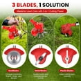 thumbnail image 4 of Cordless Weed Eaters, Electric Grass Trimmer & Edger, Tanbaby 6 inch 3-in-1 Weed Wacker Kit, 2000mAh Battery Powered Weed Wacker for Trimming and Edging, 4 of 5