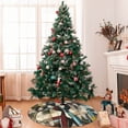 thumbnail image 7 of Sikiie Colorful Bulldog Duo 30-48 inches {designName} Print Christmas Tree Skirt Snowman Xmas Tree Skirt with Edge Christmas Decorations for Holiday Party-36", 7 of 7