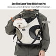 thumbnail image 3 of Breathable Adjustable Chest Pet Carrier Backpack For Cats And Dogs, Safe Front-Facing Design With Shoulder Straps, Ideal For Daily Use, Outdoor Adventures - Beige Color, One Size, 3 of 4