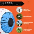 thumbnail image 6 of Joyfy 2 Pack Halloween Inflatable Huge Blue Eyeballs with Build-in LEDs Halloween Blow up Yard Decorations,3 FT Diameter, 6 of 9