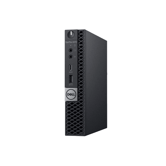 Cpu Dell Tiny 5070, i3-9, 16gb de ram, 128gb ssd + 500gb hhd de almacenamiento, Reacondicionado.