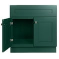 thumbnail image 2 of Brookings Wood Vanity Without Top in Hunter Green-Unassembled 30 in., 2 of 9