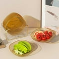 thumbnail image 6 of 4-Pack Clear PET Plastic Square Plates - 15x15cm Snack, Fruit & Veggie Dishes - Durable, Lightweight & Dishwasher Safe - Kitchen, Dining, Party Tableware Set, 6 of 8