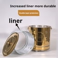 thumbnail image 5 of Large Stainless Steel Fire Bowl 26x29cm for Outdoor Sacrificial Burning and Garden Bonfires Gold or Red, 5 of 8