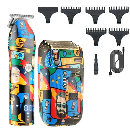 Beard RazorsHair Trimmer Eyebrow Body Electric Hair ClippersFor Men Grooming Kit