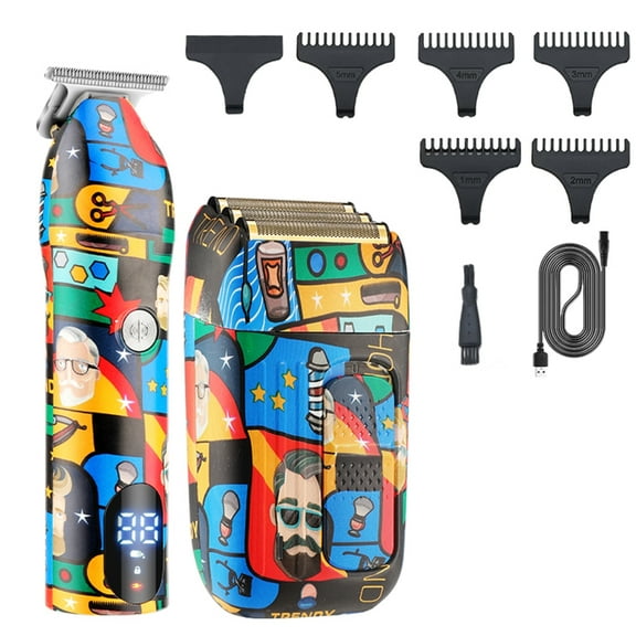 Beard RazorsHair Trimmer Eyebrow Body Electric Hair ClippersFor Men Grooming Kit