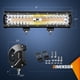 thumbnail image 2 of Barra de Luz LED Nilight de 12 pulgadas 300W con 3 Modos de Iluminación, 2 of 8