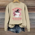 thumbnail image 2 of Womens Sweatshirts Crew Neck Ghost Graphic Printed Halloween Tops Casual Comfy Long Sleeve Basic Pullover Shirts, 2 of 4