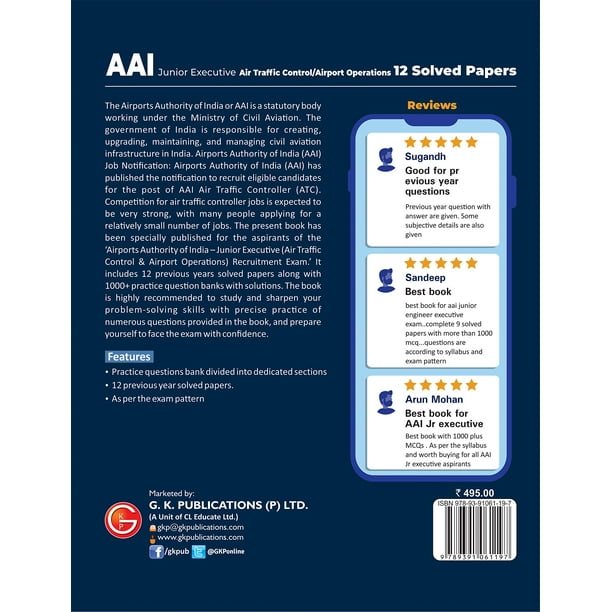 AAI (Airports Authority of India): Junior Executive - 12 Solved 